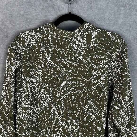 J Jill Wearever Collection Top Womens 2X Green One Button Easy Care Career Chic - Picture 7 of 12